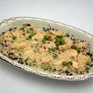 ВАРЕНИКИ З ЩУКОЮ ТА КРЕВЕТКАМИ